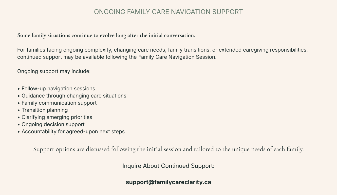 Ongoing Support